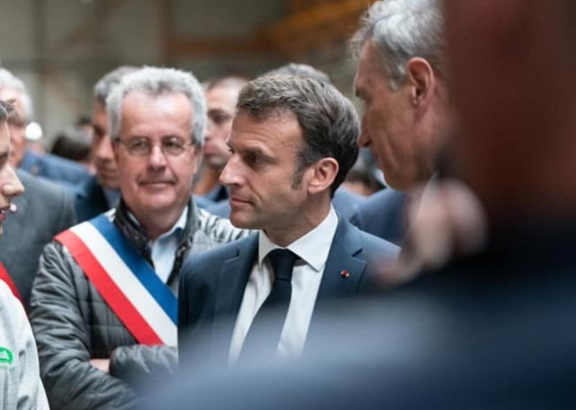 Prancūzijos prezidentas Emmanuelis Macronas. 